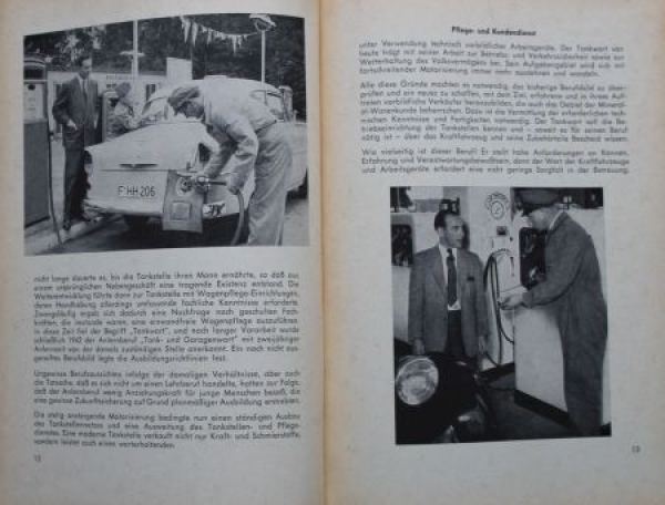 Schwabe "Der Tankwart" Gasstation-Schoolbook 1955 (9265)